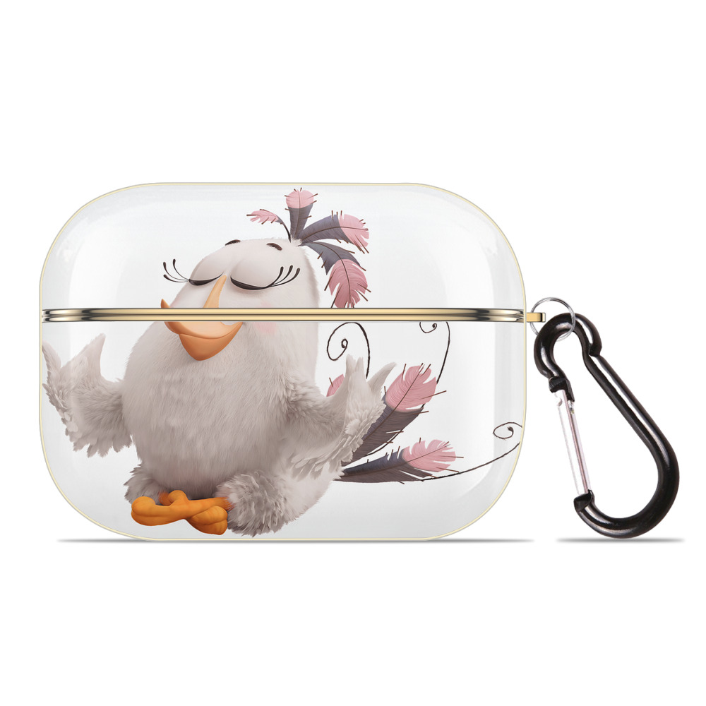 （画像用） Angry Birds アングリーバード 【AirPods Pro用】ハードシェル保護ケース｜耐衝撃・防指紋・カラビナ付き商品仕様