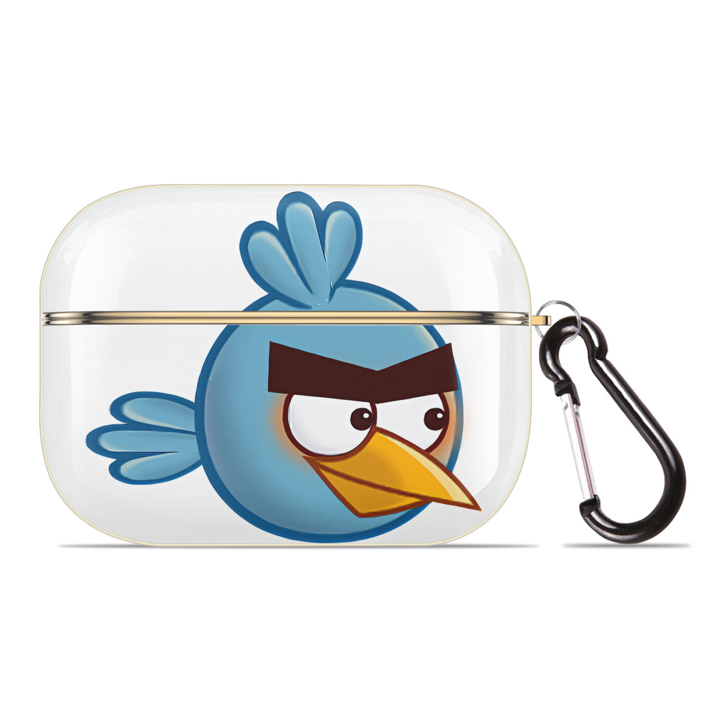 （画像用） Angry Birds アングリーバード 【AirPods Pro用】ハードシェル保護ケース｜耐衝撃・防指紋・カラビナ付き商品仕様
