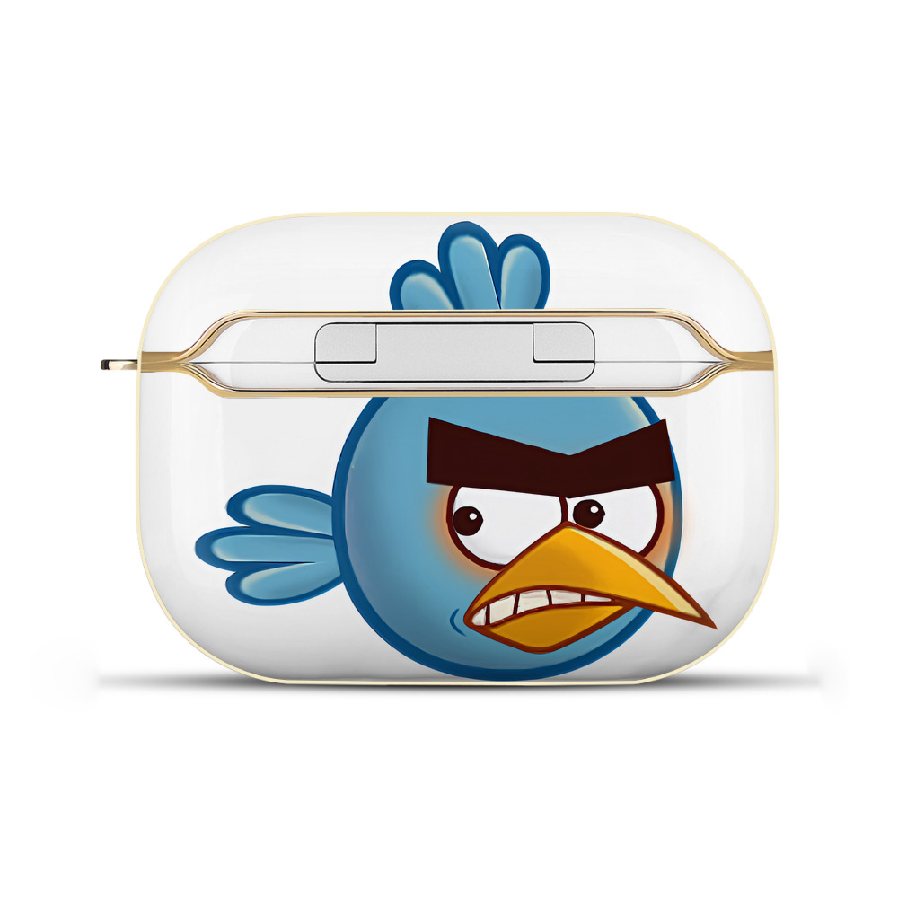 （画像用） Angry Birds アングリーバード 【AirPods Pro用】ハードシェル保護ケース｜耐衝撃・防指紋・カラビナ付き商品仕様