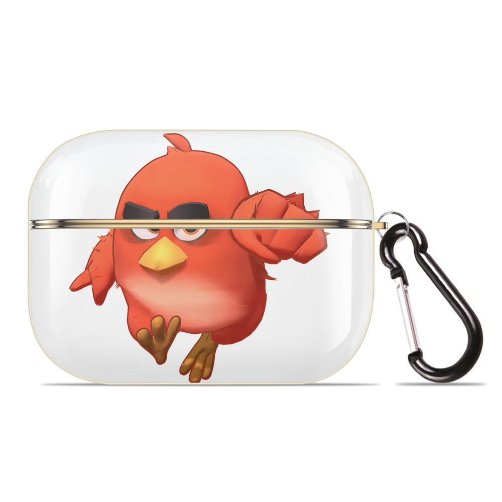 （画像用） Angry Birds アングリーバード 【AirPods Pro用】ハードシェル保護ケース｜耐衝撃・防指紋・カラビナ付き商品仕様
