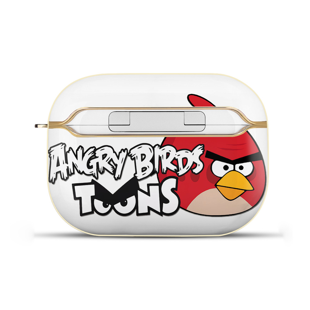 （画像用） Angry Birds アングリーバード 【AirPods Pro用】ハードシェル保護ケース｜耐衝撃・防指紋・カラビナ付き商品仕様