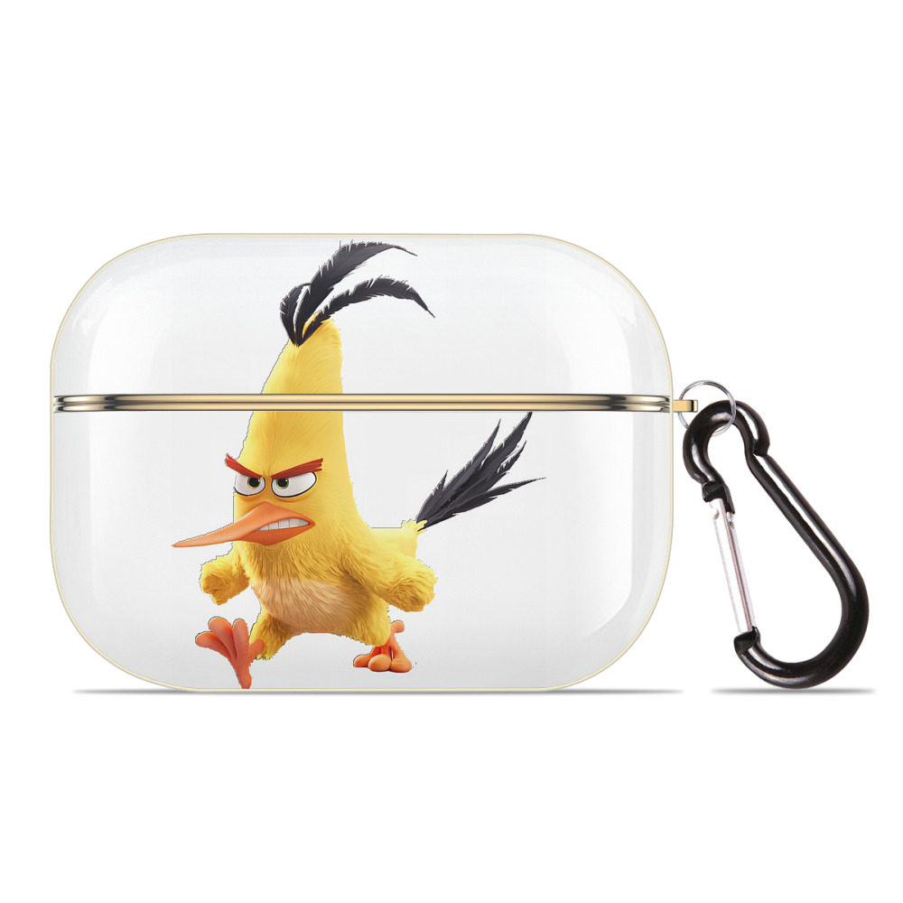 （画像用） Angry Birds アングリーバード 【AirPods Pro用】ハードシェル保護ケース｜耐衝撃・防指紋・カラビナ付き商品仕様