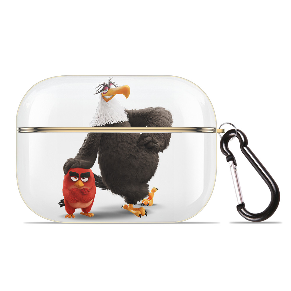 （画像用） Angry Birds アングリーバード 【AirPods Pro用】ハードシェル保護ケース｜耐衝撃・防指紋・カラビナ付き商品仕様