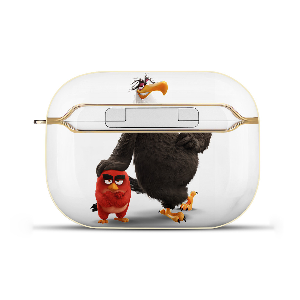 （画像用） Angry Birds アングリーバード 【AirPods Pro用】ハードシェル保護ケース｜耐衝撃・防指紋・カラビナ付き商品仕様