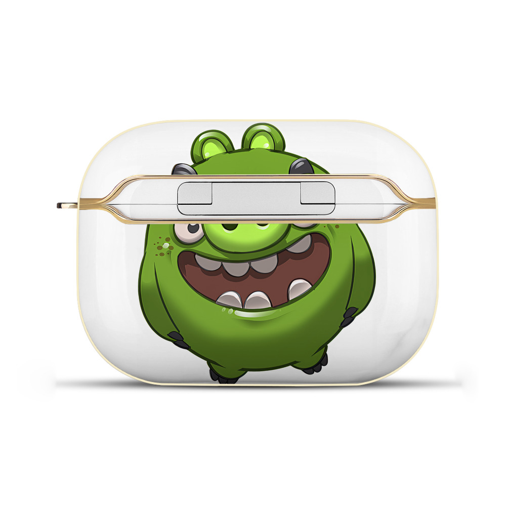 （画像用） Angry Birds アングリーバード 【AirPods Pro用】ハードシェル保護ケース｜耐衝撃・防指紋・カラビナ付き商品仕様