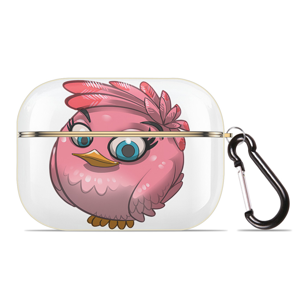 （画像用） Angry Birds アングリーバード 【AirPods Pro用】ハードシェル保護ケース｜耐衝撃・防指紋・カラビナ付き商品仕様