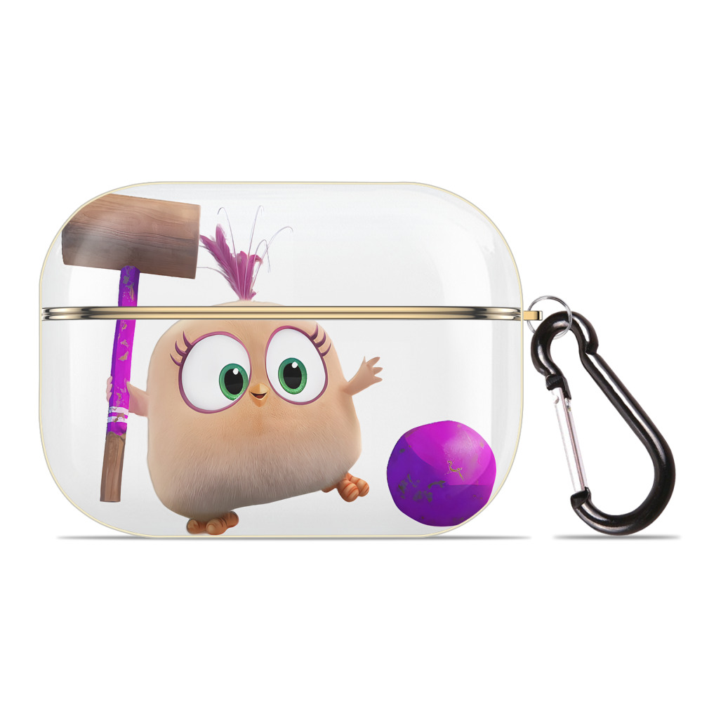 （画像用） Angry Birds アングリーバード 【AirPods Pro用】ハードシェル保護ケース｜耐衝撃・防指紋・カラビナ付き商品仕様