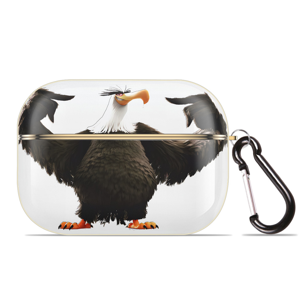 （画像用） Angry Birds アングリーバード 【AirPods Pro用】ハードシェル保護ケース｜耐衝撃・防指紋・カラビナ付き商品仕様