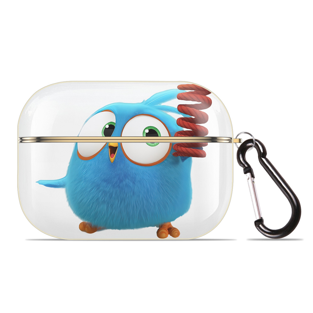 （画像用） Angry Birds アングリーバード 【AirPods Pro用】ハードシェル保護ケース｜耐衝撃・防指紋・カラビナ付き商品仕様