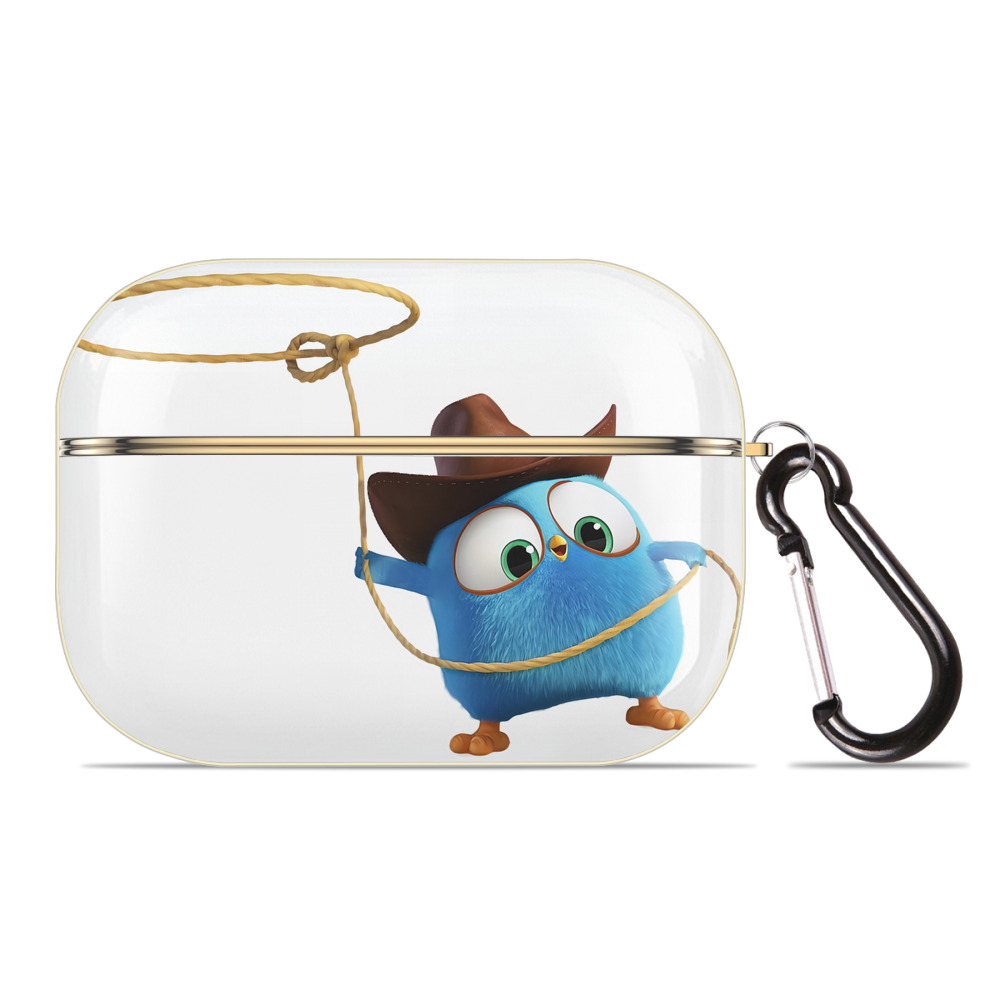 （画像用） Angry Birds アングリーバード 【AirPods Pro用】ハードシェル保護ケース｜耐衝撃・防指紋・カラビナ付き商品仕様