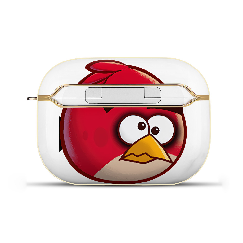 （画像用） Angry Birds アングリーバード 【AirPods Pro用】ハードシェル保護ケース｜耐衝撃・防指紋・カラビナ付き商品仕様