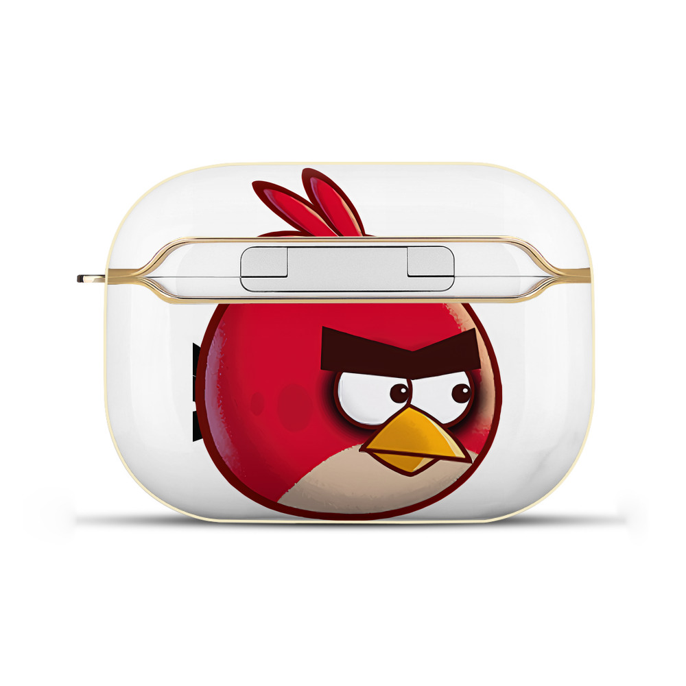 （画像用） Angry Birds アングリーバード 【AirPods Pro用】ハードシェル保護ケース｜耐衝撃・防指紋・カラビナ付き商品仕様
