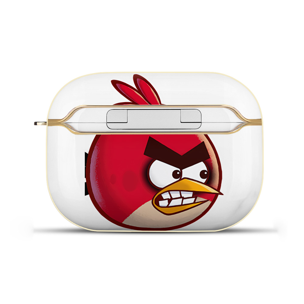 （画像用） Angry Birds アングリーバード 【AirPods Pro用】ハードシェル保護ケース｜耐衝撃・防指紋・カラビナ付き商品仕様