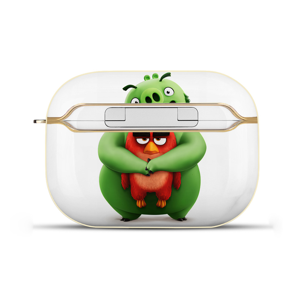 （画像用） Angry Birds アングリーバード 【AirPods Pro用】ハードシェル保護ケース｜耐衝撃・防指紋・カラビナ付き商品仕様