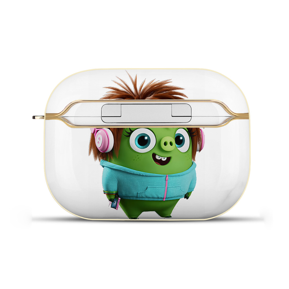 （画像用） Angry Birds アングリーバード 【AirPods Pro用】ハードシェル保護ケース｜耐衝撃・防指紋・カラビナ付き商品仕様