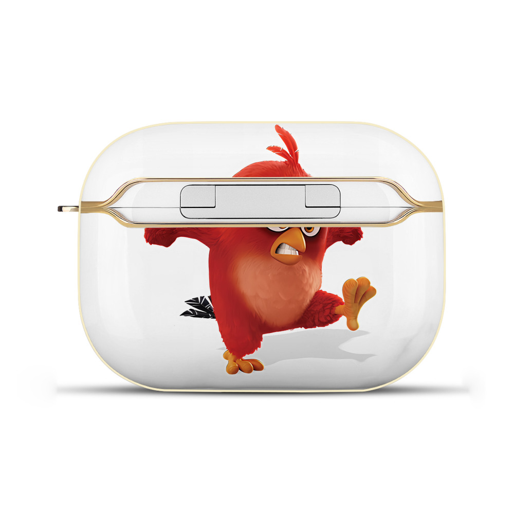 （画像用） Angry Birds アングリーバード 【AirPods Pro用】ハードシェル保護ケース｜耐衝撃・防指紋・カラビナ付き商品仕様