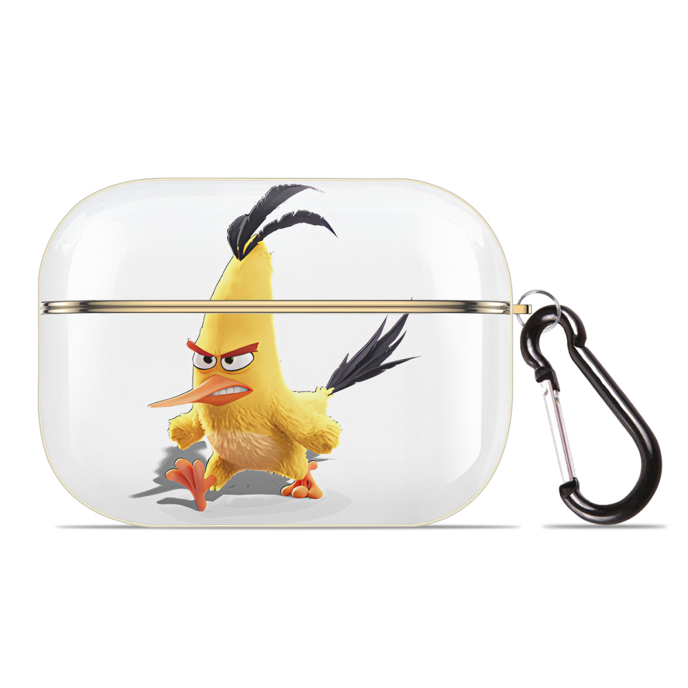 （画像用） Angry Birds アングリーバード 【AirPods Pro用】ハードシェル保護ケース｜耐衝撃・防指紋・カラビナ付き商品仕様