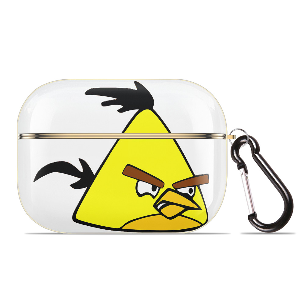 （画像用） Angry Birds アングリーバード 【AirPods Pro用】ハードシェル保護ケース｜耐衝撃・防指紋・カラビナ付き商品仕様