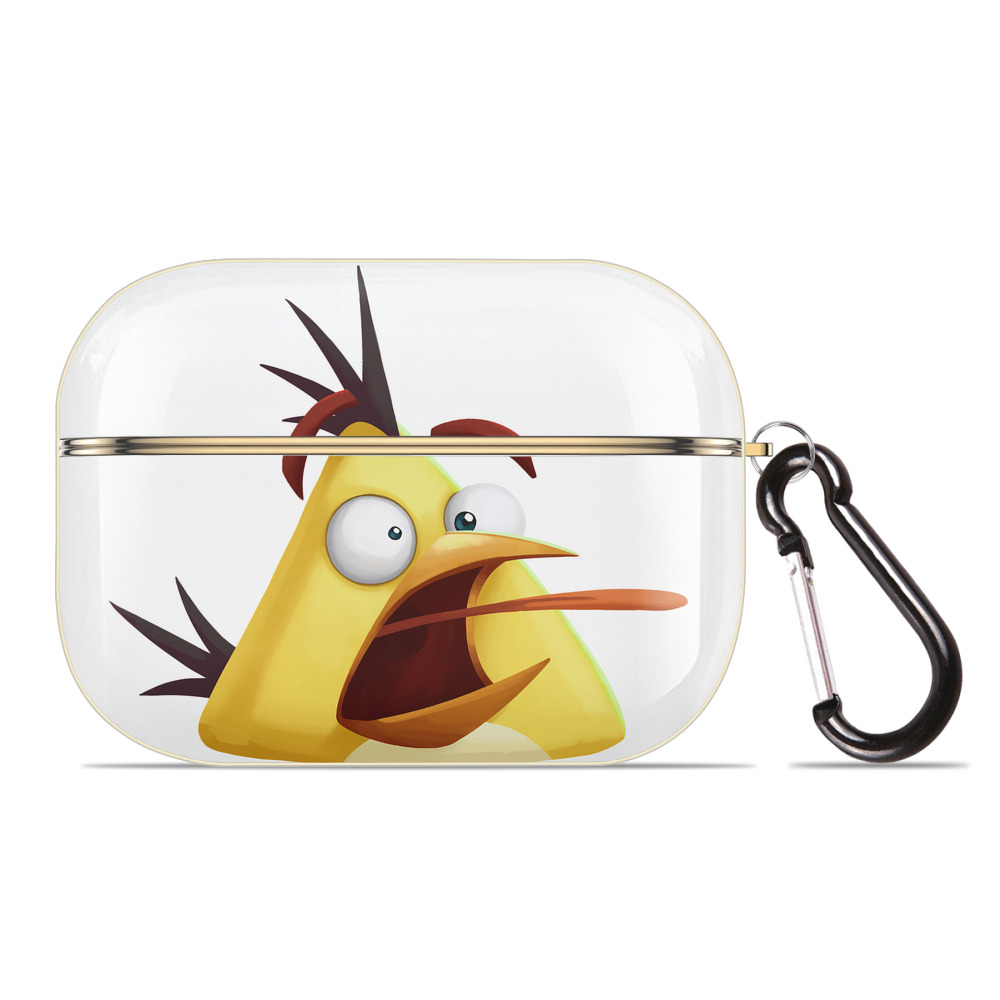 （画像用） Angry Birds アングリーバード 【AirPods Pro用】ハードシェル保護ケース｜耐衝撃・防指紋・カラビナ付き商品仕様