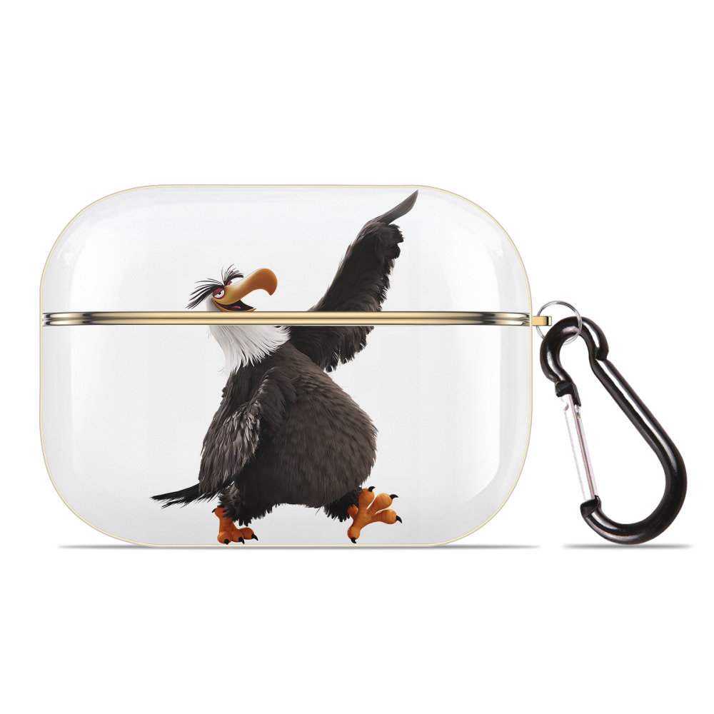 （画像用） Angry Birds アングリーバード 【AirPods Pro用】ハードシェル保護ケース｜耐衝撃・防指紋・カラビナ付き商品仕様