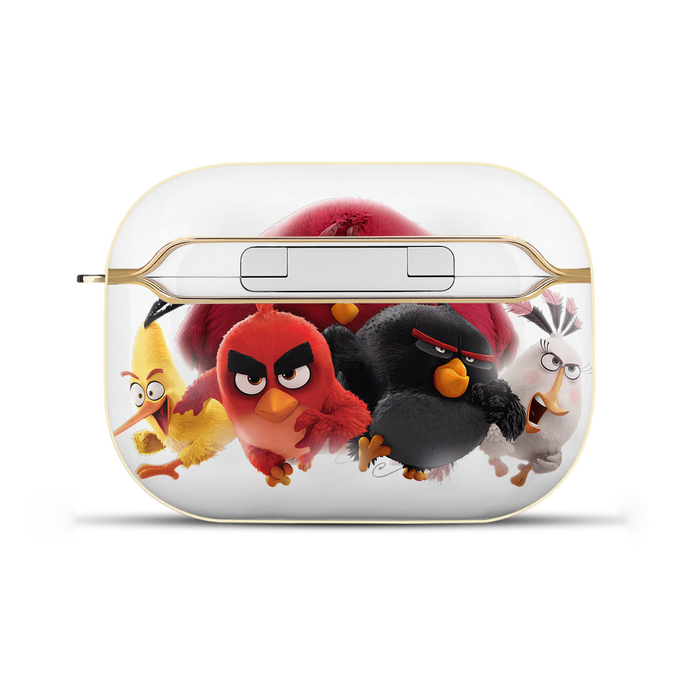 （画像用） Angry Birds アングリーバード 【AirPods Pro用】ハードシェル保護ケース｜耐衝撃・防指紋・カラビナ付き商品仕様