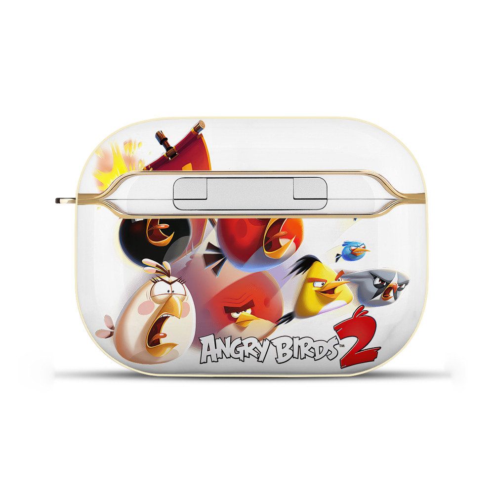 （画像用） Angry Birds アングリーバード 【AirPods Pro用】ハードシェル保護ケース｜耐衝撃・防指紋・カラビナ付き商品仕様