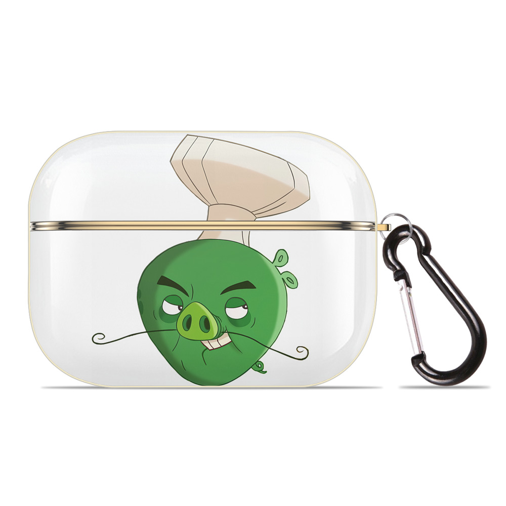 （画像用） Angry Birds アングリーバード 【AirPods Pro用】ハードシェル保護ケース｜耐衝撃・防指紋・カラビナ付き商品仕様