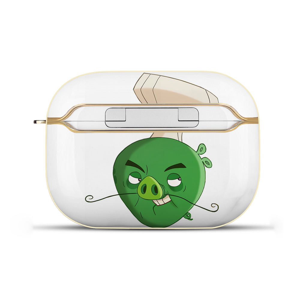 （画像用） Angry Birds アングリーバード 【AirPods Pro用】ハードシェル保護ケース｜耐衝撃・防指紋・カラビナ付き商品仕様