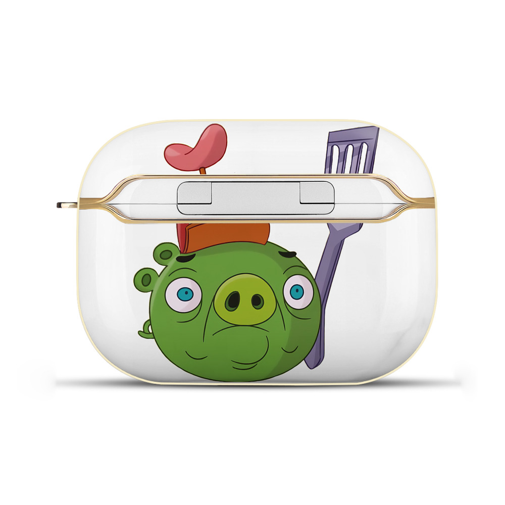 （画像用） Angry Birds アングリーバード 【AirPods Pro用】ハードシェル保護ケース｜耐衝撃・防指紋・カラビナ付き商品仕様