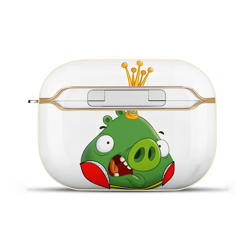 （画像用） Angry Birds アングリーバード 【AirPods Pro用】ハードシェル保護ケース｜耐衝撃・防指紋・カラビナ付き商品仕様