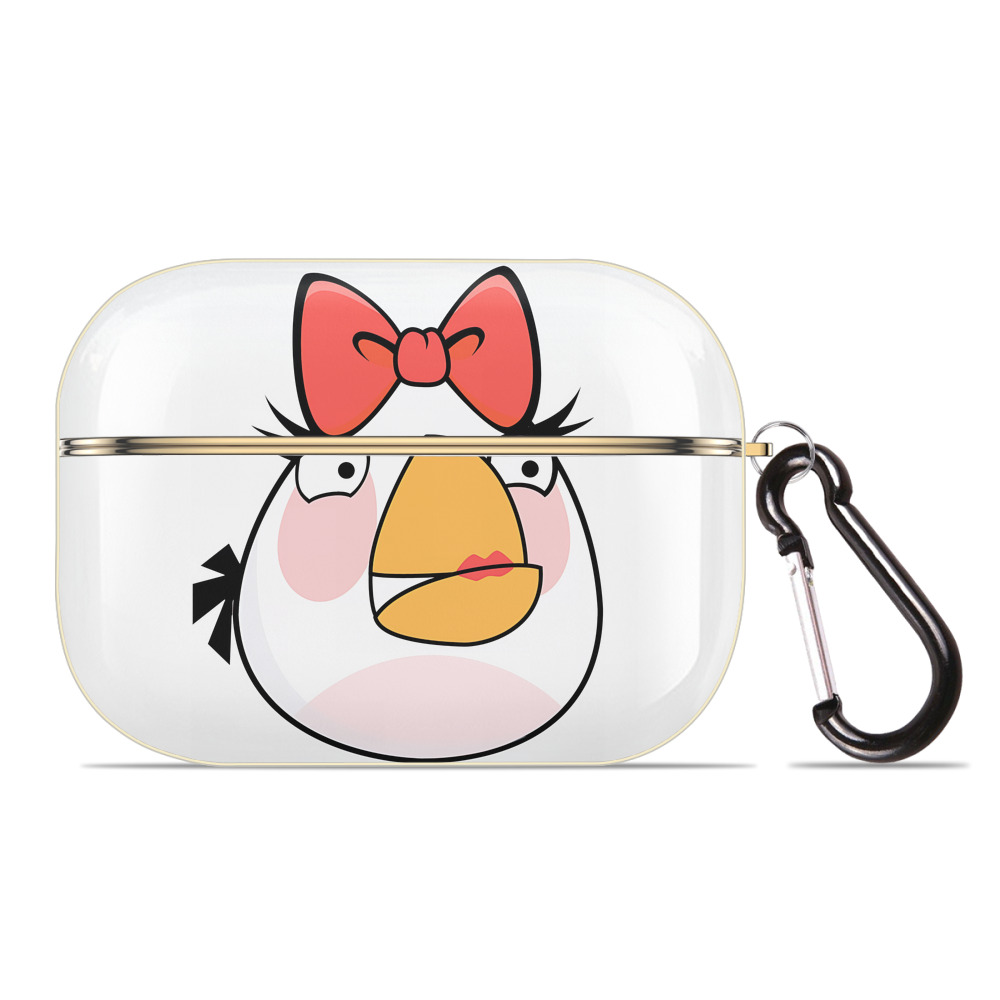 （画像用） Angry Birds アングリーバード 【AirPods Pro用】ハードシェル保護ケース｜耐衝撃・防指紋・カラビナ付き商品仕様