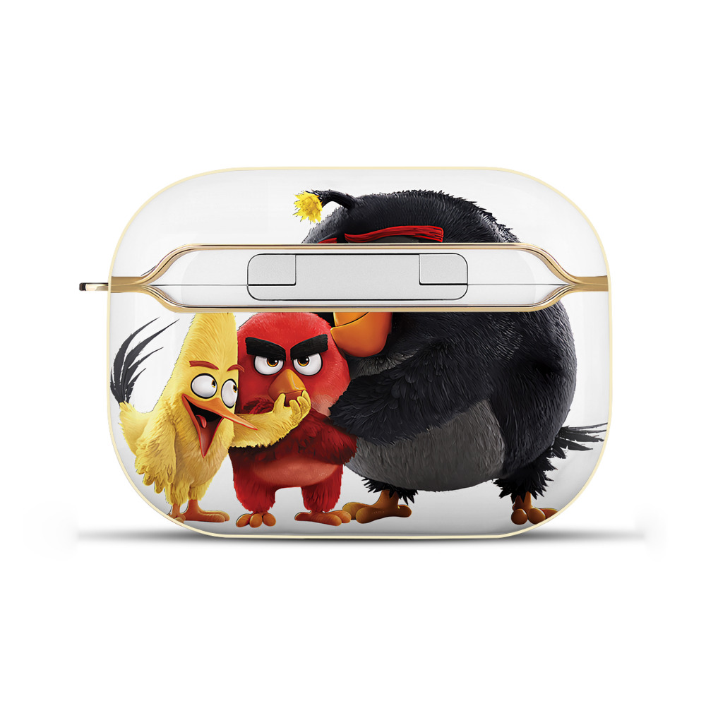 （画像用） Angry Birds アングリーバード 【AirPods Pro用】ハードシェル保護ケース｜耐衝撃・防指紋・カラビナ付き商品仕様