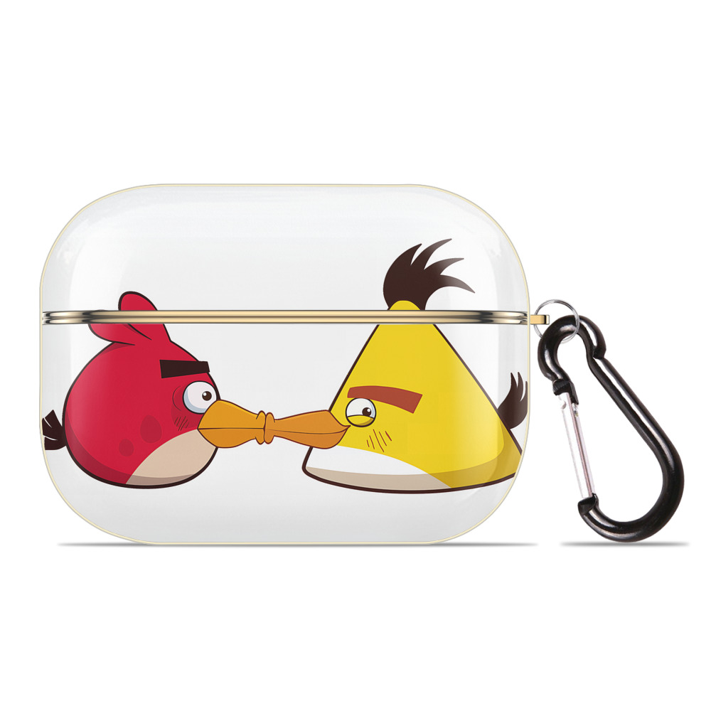 （画像用） Angry Birds アングリーバード 【AirPods Pro用】ハードシェル保護ケース｜耐衝撃・防指紋・カラビナ付き商品仕様