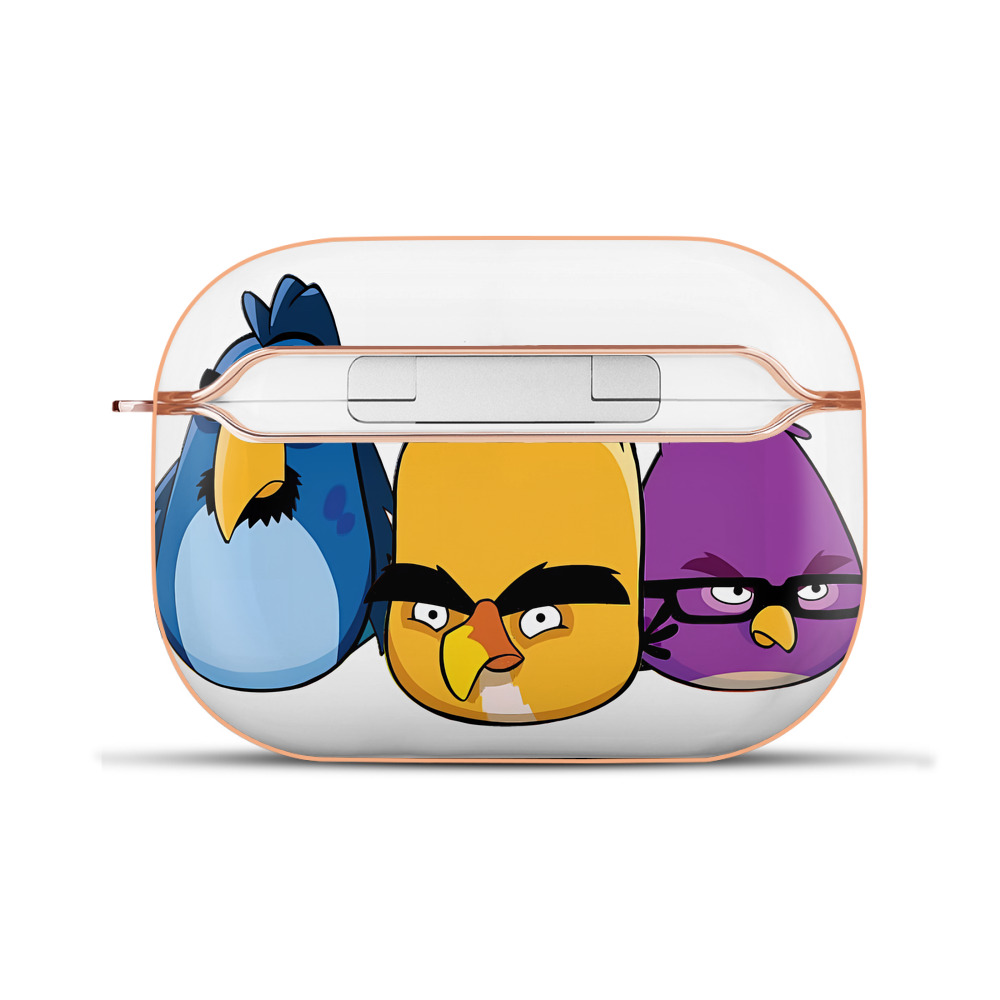（画像用） Angry Birds アングリーバード 【AirPods Pro用】ハードシェル保護ケース｜耐衝撃・防指紋・カラビナ付き商品仕様