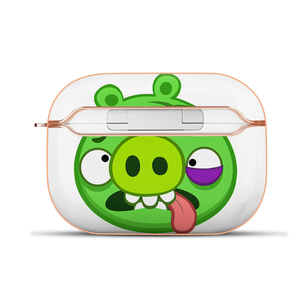 （画像用） Angry Birds アングリーバード 【AirPods Pro用】ハードシェル保護ケース｜耐衝撃・防指紋・カラビナ付き商品仕様