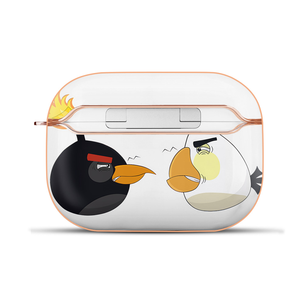 （画像用） Angry Birds アングリーバード 【AirPods Pro用】ハードシェル保護ケース｜耐衝撃・防指紋・カラビナ付き商品仕様