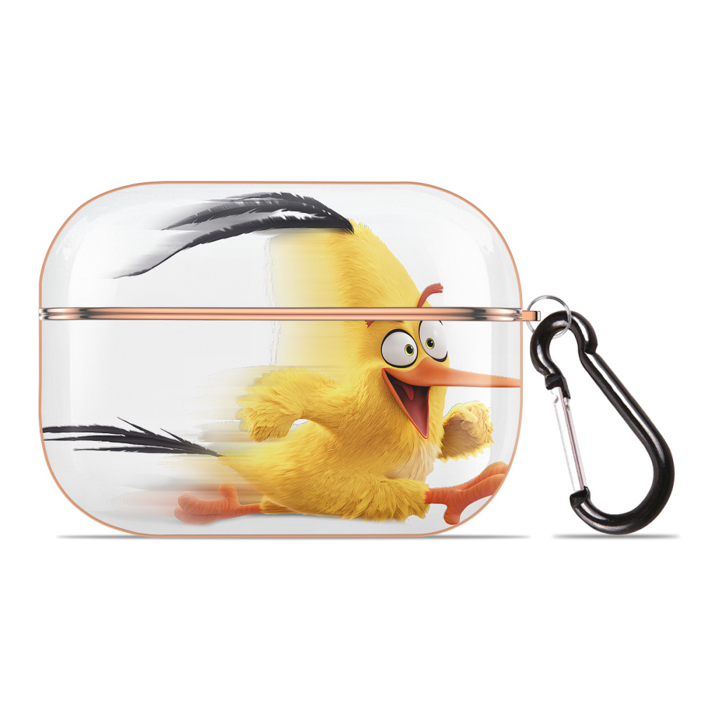 （画像用） Angry Birds アングリーバード 【AirPods Pro用】ハードシェル保護ケース｜耐衝撃・防指紋・カラビナ付き商品仕様