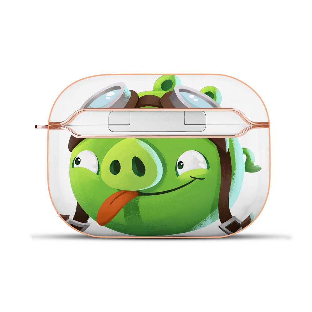 （画像用） Angry Birds アングリーバード 【AirPods Pro用】ハードシェル保護ケース｜耐衝撃・防指紋・カラビナ付き商品仕様