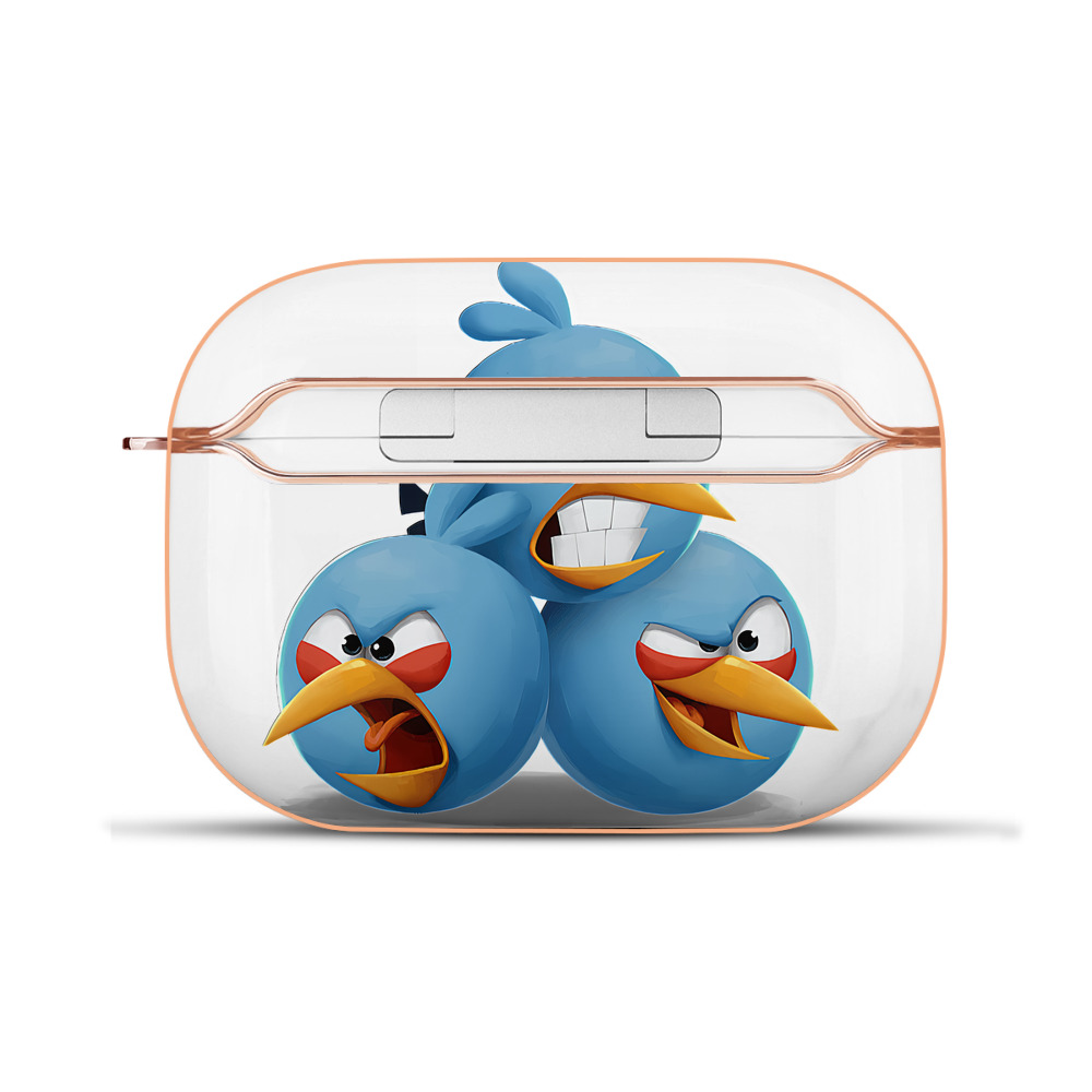 （画像用） Angry Birds アングリーバード 【AirPods Pro用】ハードシェル保護ケース｜耐衝撃・防指紋・カラビナ付き商品仕様