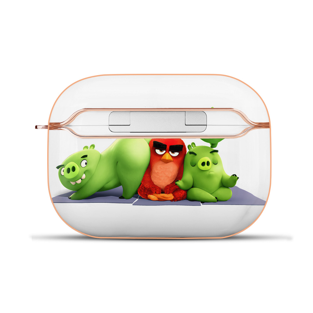 （画像用） Angry Birds アングリーバード 【AirPods Pro用】ハードシェル保護ケース｜耐衝撃・防指紋・カラビナ付き商品仕様