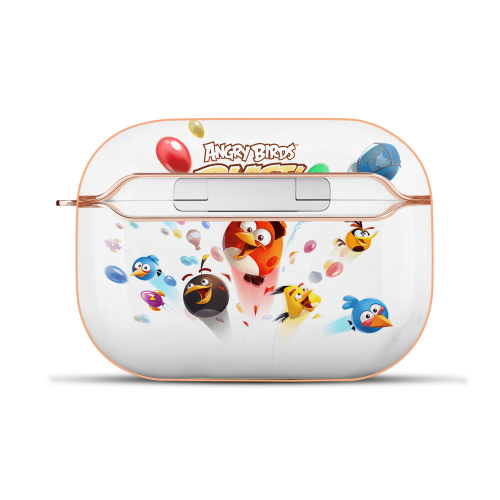 （画像用） Angry Birds アングリーバード 【AirPods Pro用】ハードシェル保護ケース｜耐衝撃・防指紋・カラビナ付き商品仕様