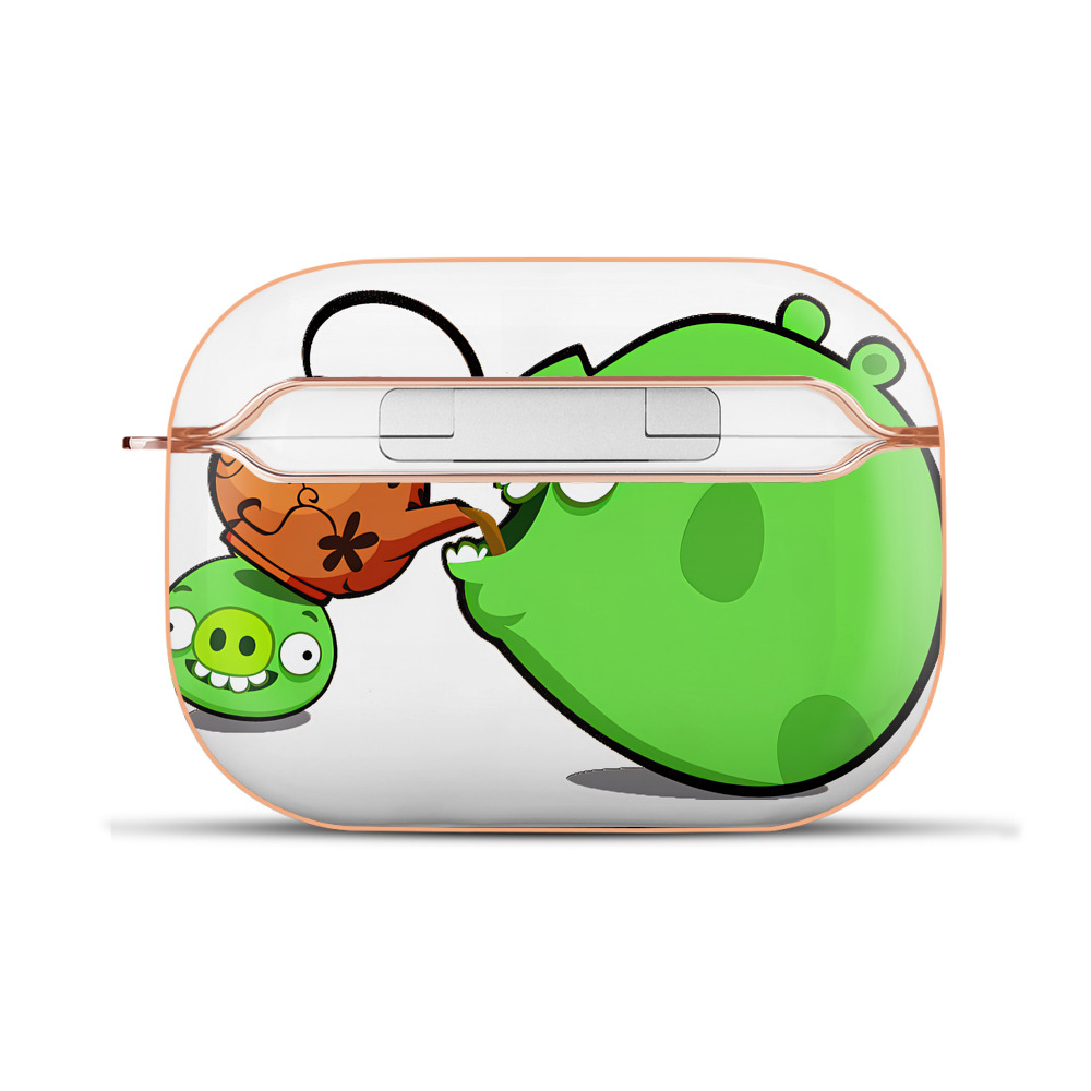 （画像用） Angry Birds アングリーバード 【AirPods Pro用】ハードシェル保護ケース｜耐衝撃・防指紋・カラビナ付き商品仕様