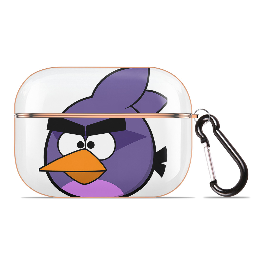 （画像用） Angry Birds アングリーバード 【AirPods Pro用】ハードシェル保護ケース｜耐衝撃・防指紋・カラビナ付き商品仕様