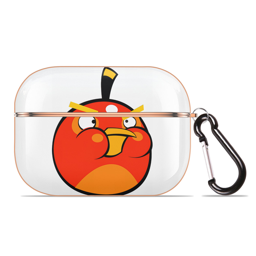（画像用） Angry Birds アングリーバード 【AirPods Pro用】ハードシェル保護ケース｜耐衝撃・防指紋・カラビナ付き商品仕様