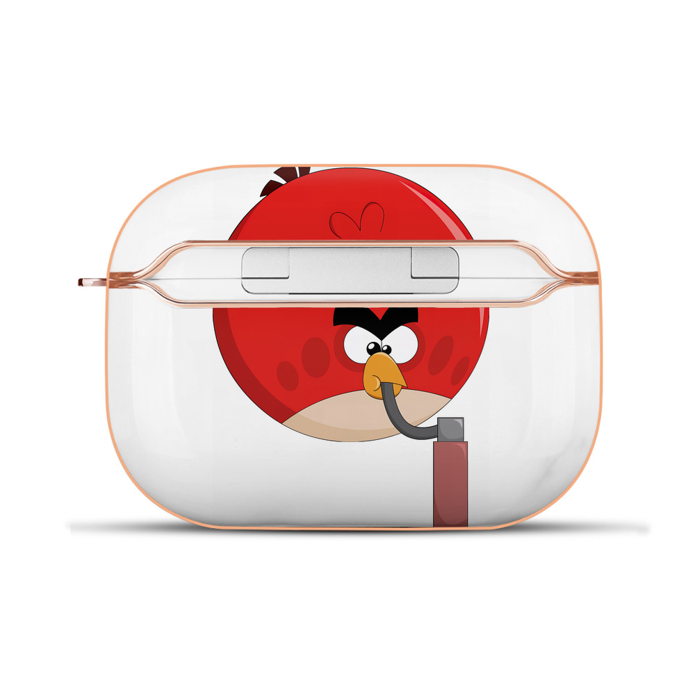 （画像用） Angry Birds アングリーバード 【AirPods Pro用】ハードシェル保護ケース｜耐衝撃・防指紋・カラビナ付き商品仕様