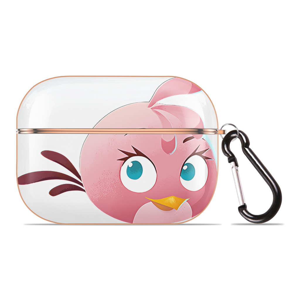 （画像用） Angry Birds アングリーバード 【AirPods Pro用】ハードシェル保護ケース｜耐衝撃・防指紋・カラビナ付き商品仕様