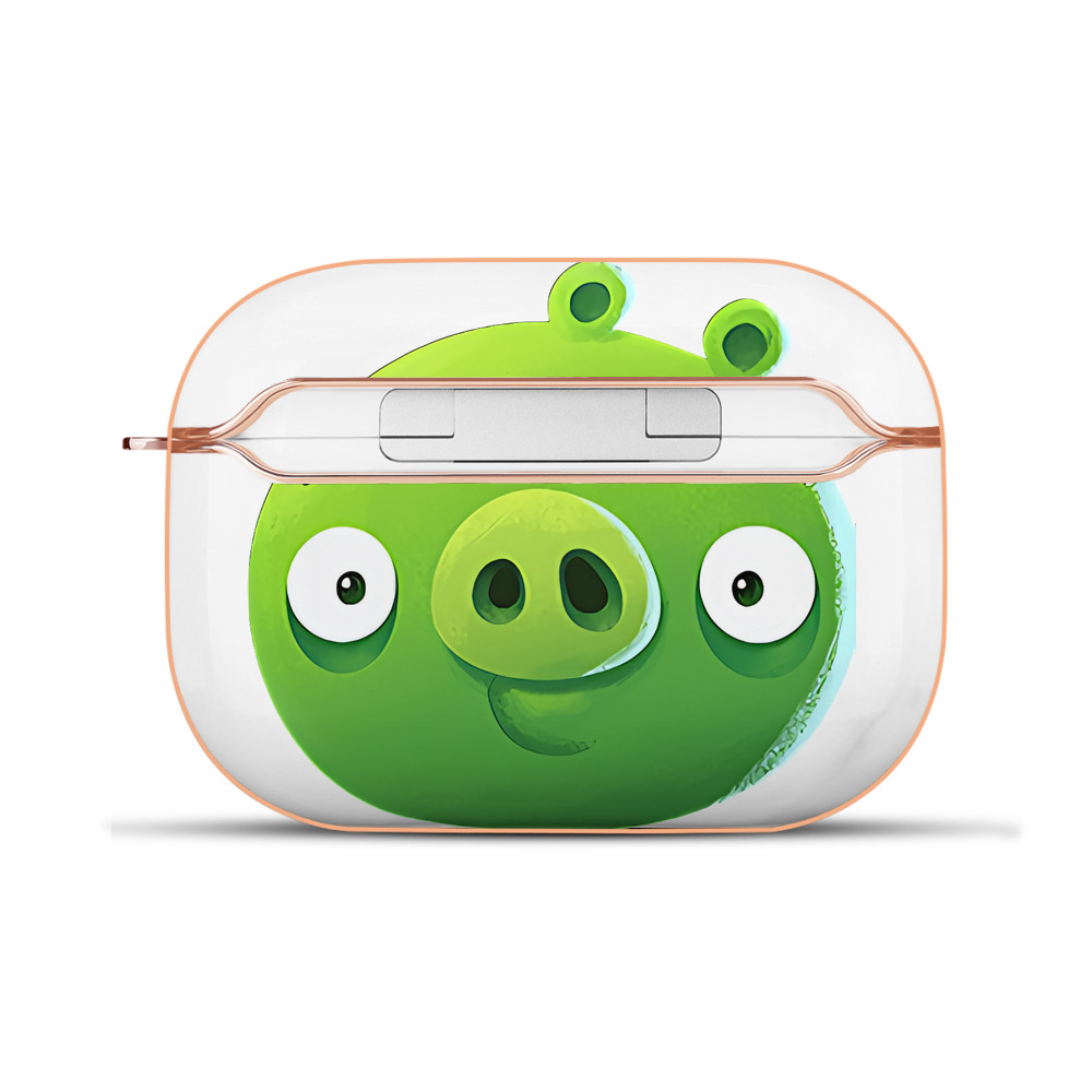 （画像用） Angry Birds アングリーバード 【AirPods Pro用】ハードシェル保護ケース｜耐衝撃・防指紋・カラビナ付き商品仕様