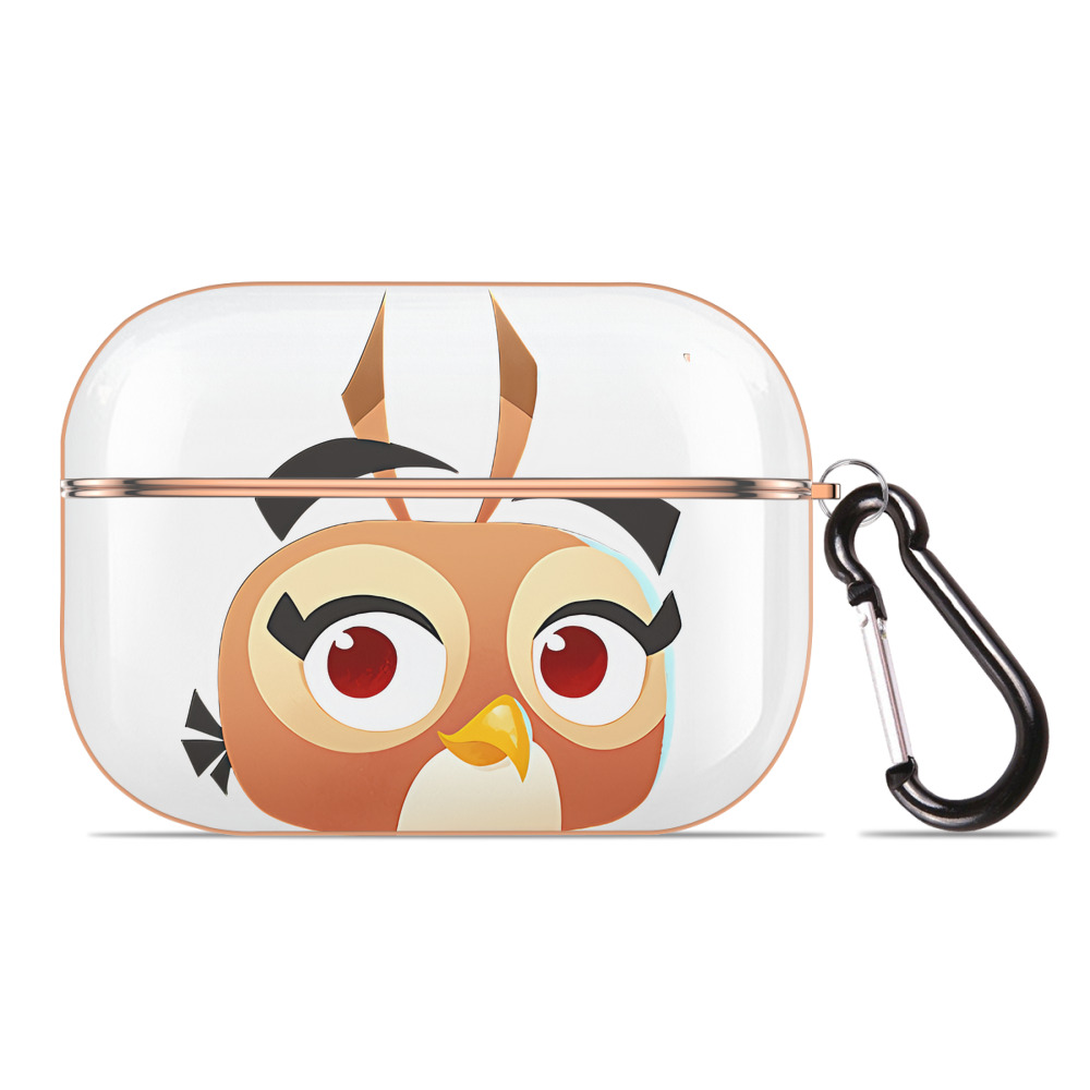 （画像用） Angry Birds アングリーバード 【AirPods Pro用】ハードシェル保護ケース｜耐衝撃・防指紋・カラビナ付き商品仕様