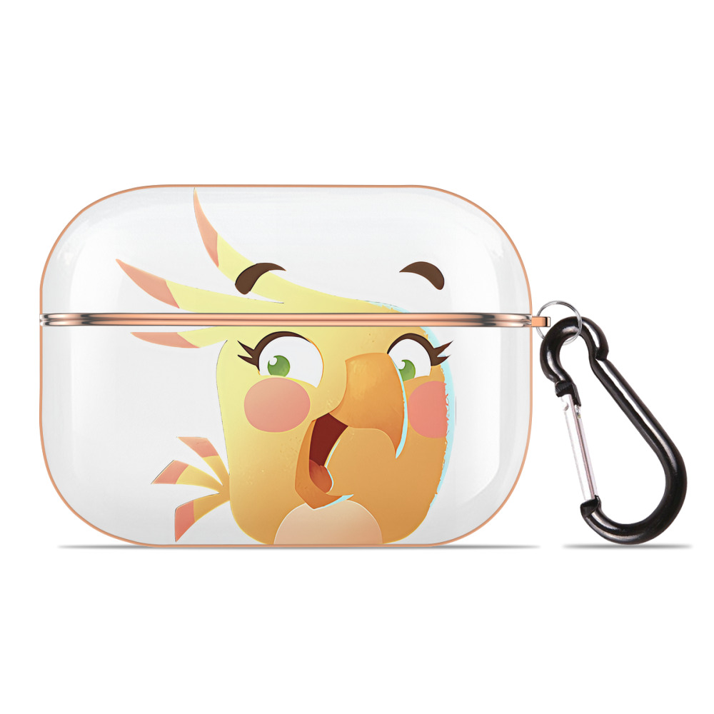（画像用） Angry Birds アングリーバード 【AirPods Pro用】ハードシェル保護ケース｜耐衝撃・防指紋・カラビナ付き商品仕様