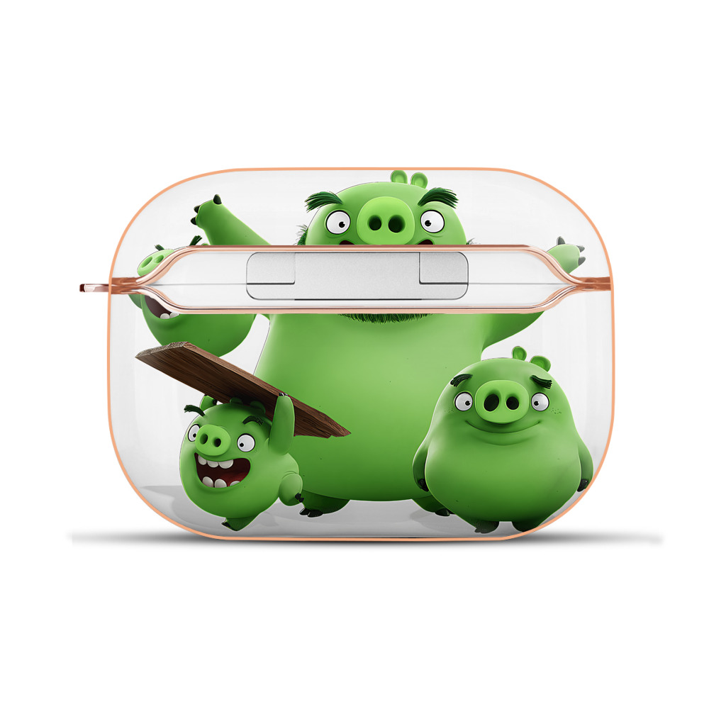 （画像用） Angry Birds アングリーバード 【AirPods Pro用】ハードシェル保護ケース｜耐衝撃・防指紋・カラビナ付き商品仕様
